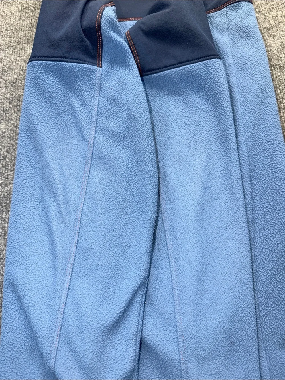 The North Face Light Blue & Navy Half-Zip Fleece Pullover
